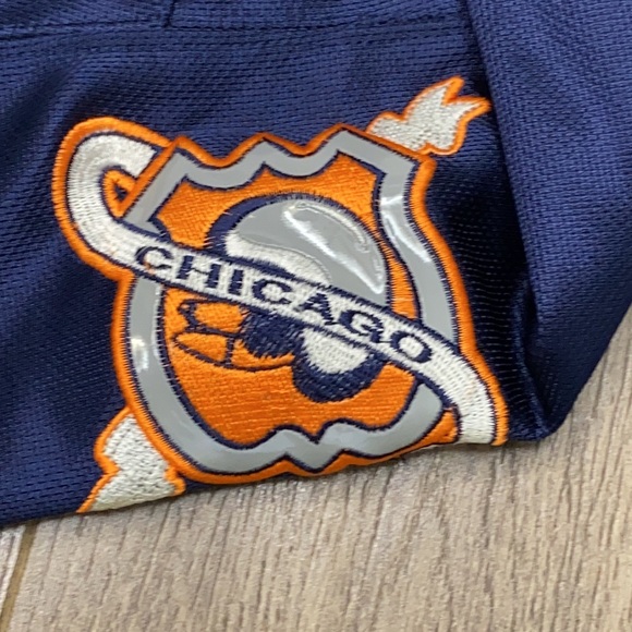 Underdawg Classics Chi Town Athletiks #24 Navy/Orange Field Team Jersey - Picture 8 of 11